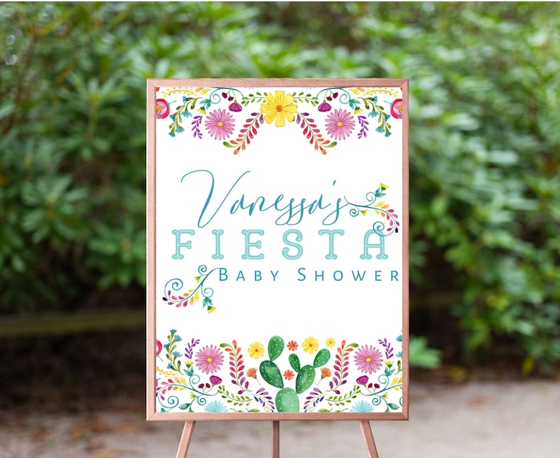 Fiesta Baby Shower Mexican Baby Shower Cactus Baby Shower - Etsy