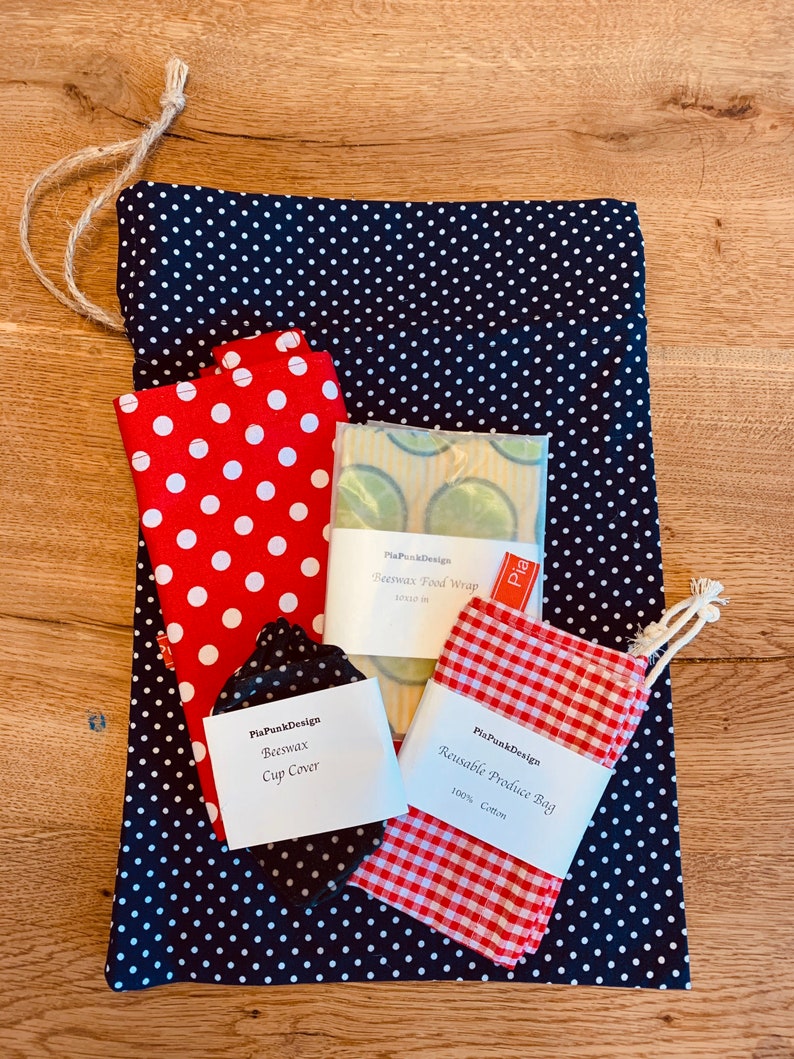 Christmas Holiday Gift Bag cotton reusable items