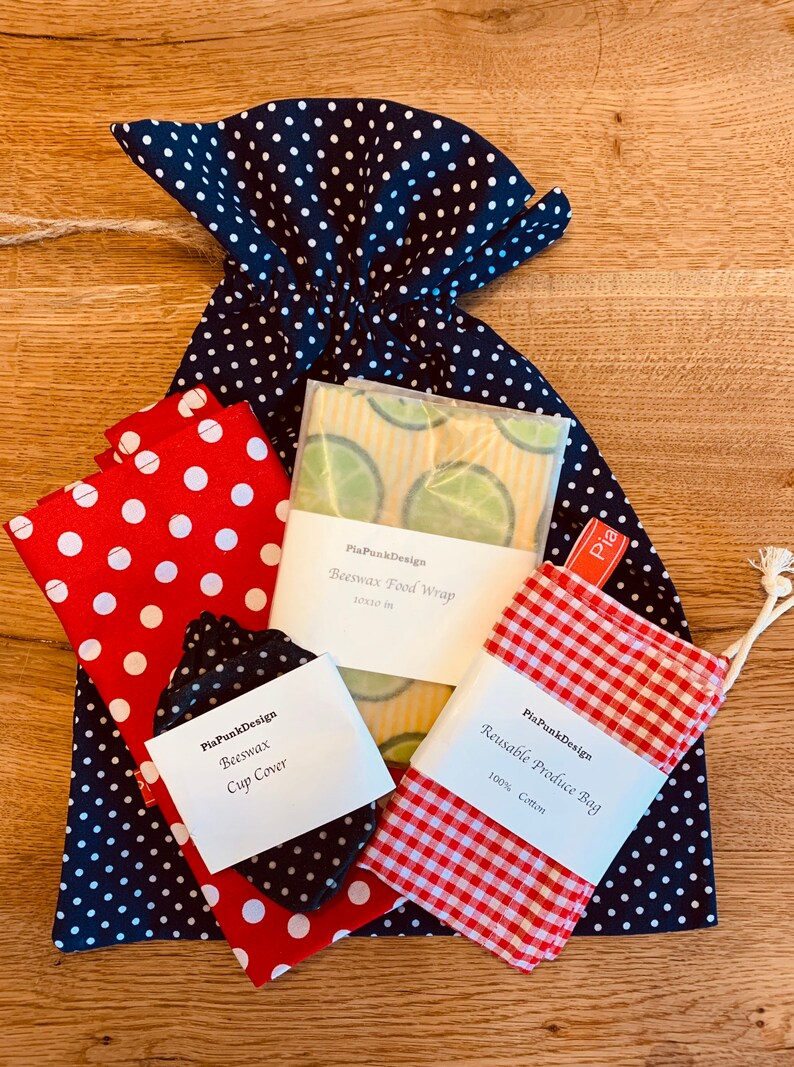 Christmas Holiday Gift Bag cotton reusable items