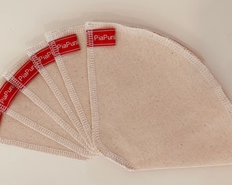 Coffee Filter, reusable, unbleached cotton, eco friendly