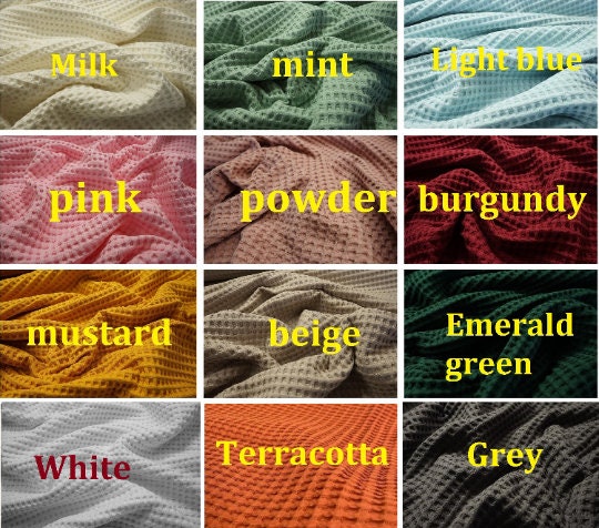 Waffle Weave Bath Towel Bath Sheet Hand Towels Washcloths - Etsy