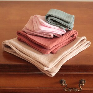 Soft and Sustainable Handmade Muslin Napkins for Your Stylish Table Setting