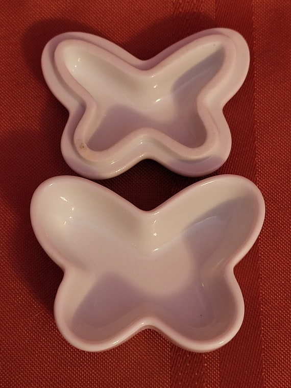 AVON Vintage Happiness Butterfly Jewelry Dish 2x2 - image 3