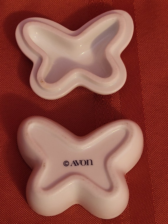AVON Vintage Happiness Butterfly Jewelry Dish 2x2 - image 4