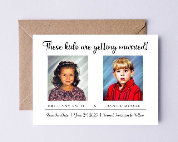 These Kids Are Getting Married Save the Date Printable - Etsy Denmark These Kids Are Getting Married Save the Date Printable - Etsy Denmark