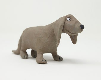 Perro, Cachorro - Figura de arcilla polimérica