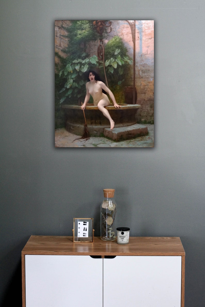 Jean Leon Gerome: Truth Coming Out of Her Well Famous Canvas | Etsy