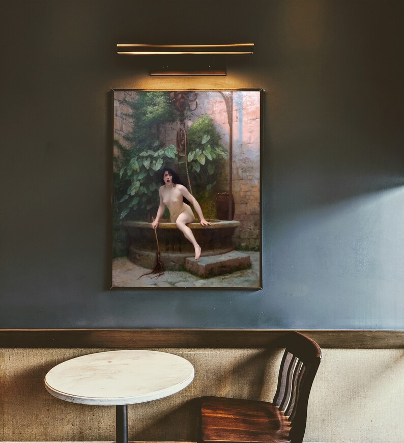 Jean Leon Gerome: Truth Coming Out of Her Well Famous Canvas | Etsy