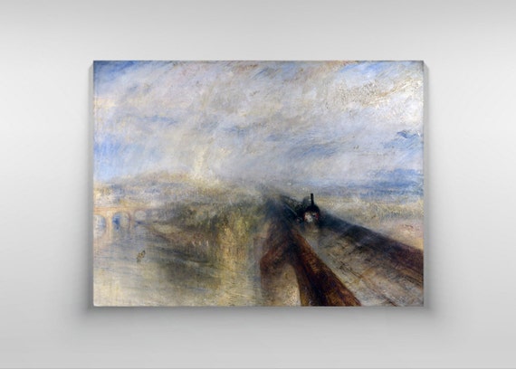 J M W Turner Rain Steam And Speed The Great Western Etsy
