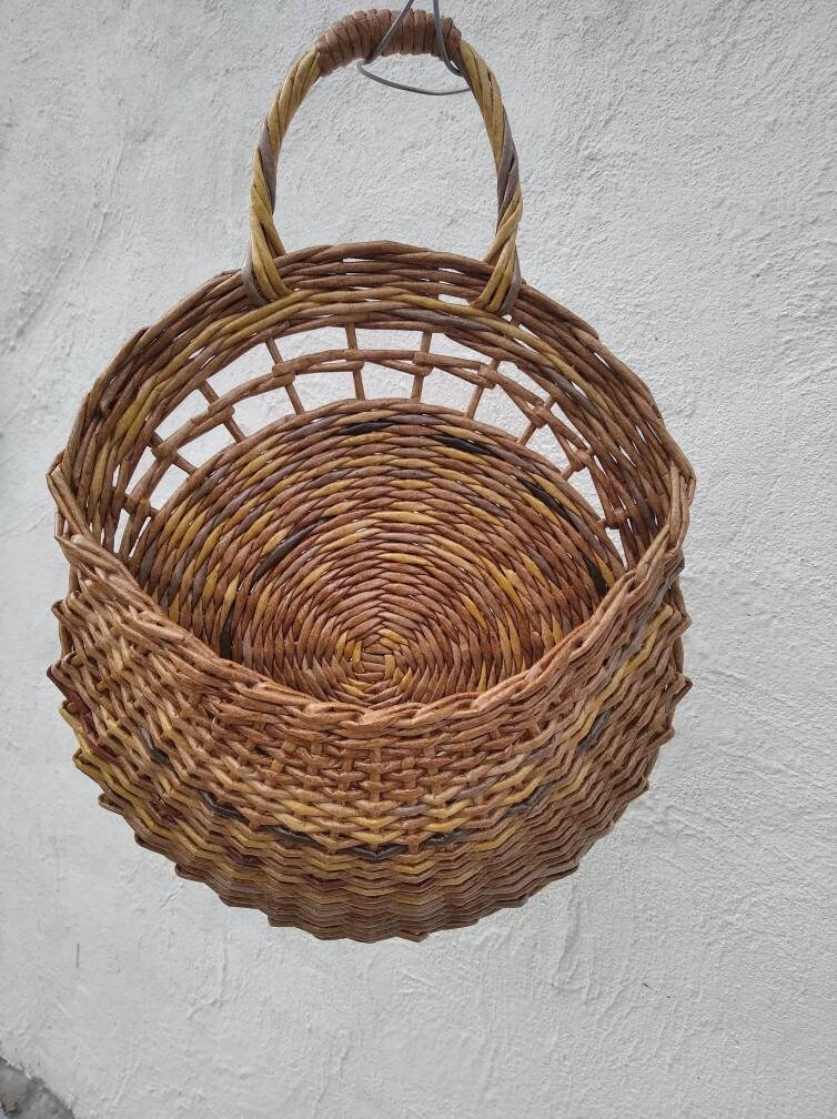 Buy 1 get 1 FREE. Woven wall decor basket. Wall basket for | Etsy