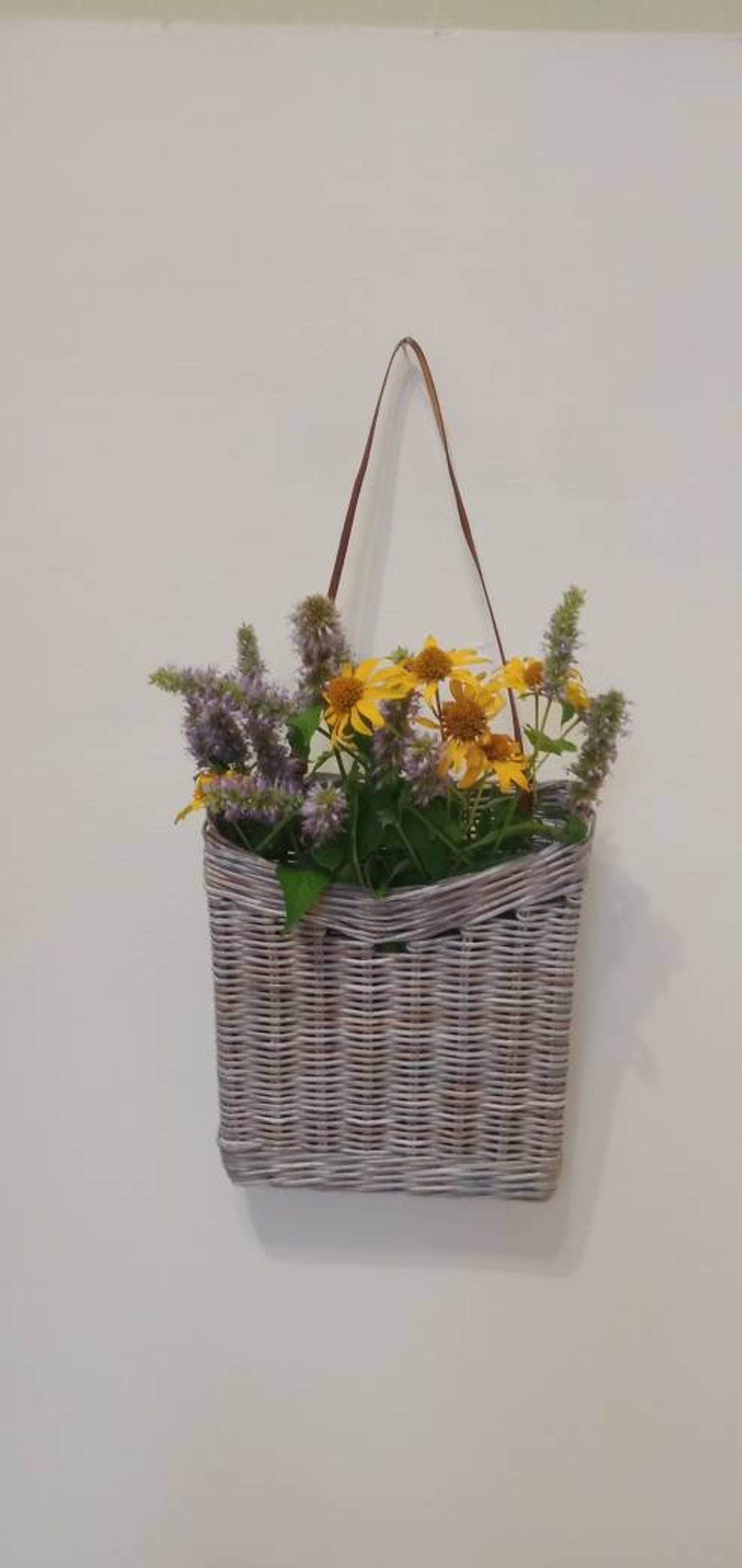 Door basket Wall basket rustic farm country wicker brand new Etsy