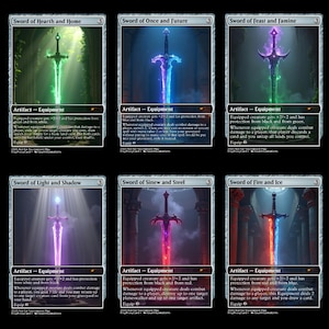 Equipment Swords Commander 12 Card Bundle - Commander EDH Equipment Pack
