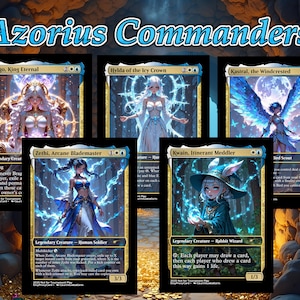 Azorius Commanders 5 Card Bundle - Commander EDH Azorius Pack