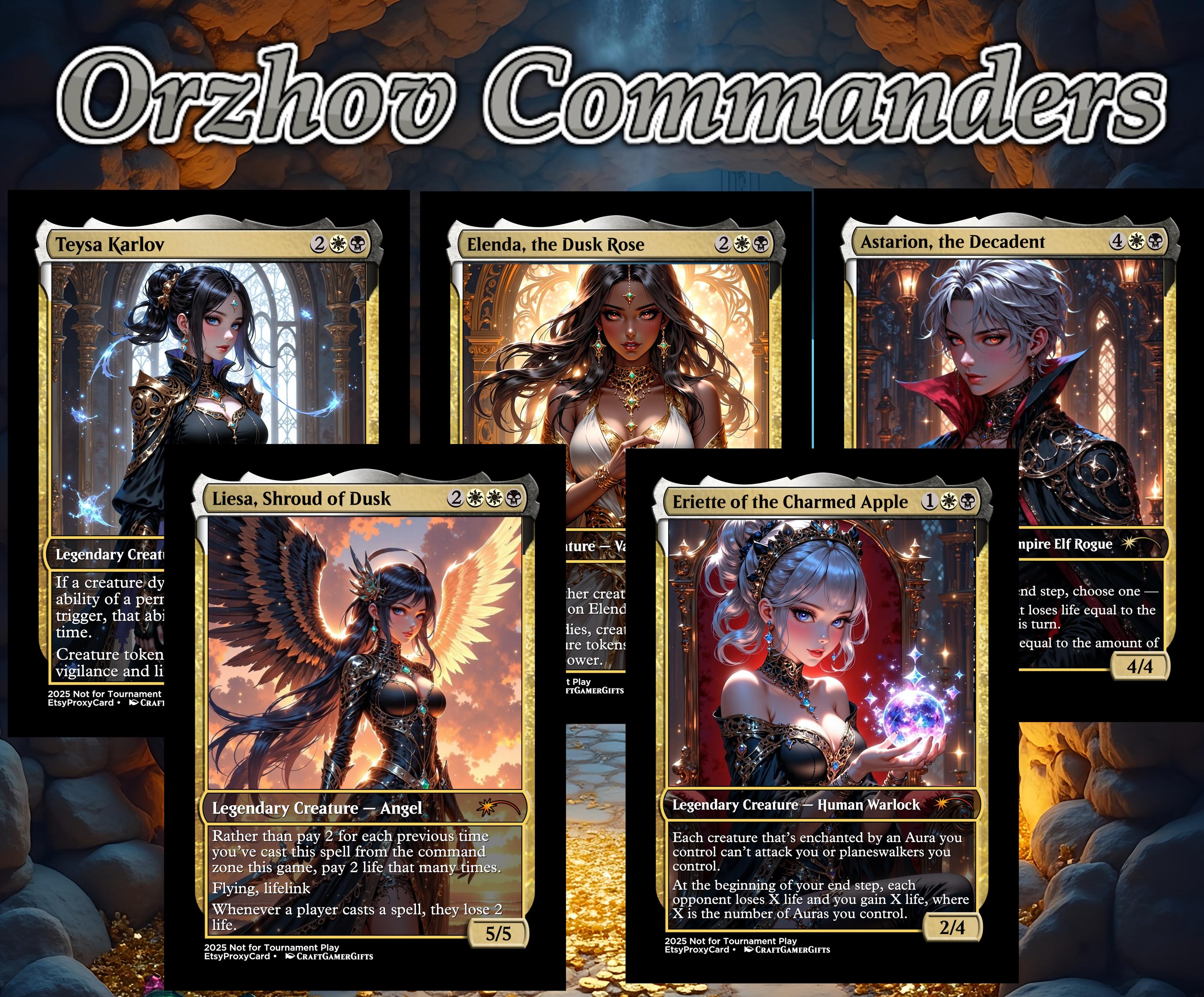 Mtg Orzhov Card Sleeves - Etsy Canada