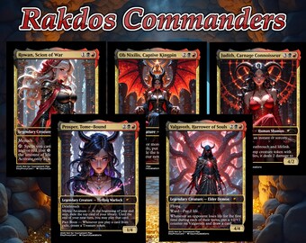 Rakdos Commanders 5 Card Bundle - Commander EDH Rakdos Pack