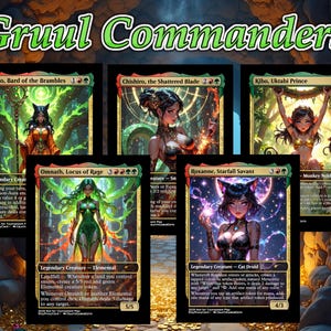 Gruul Commanders 5 Card Bundle - Commander EDH Gruul Pack