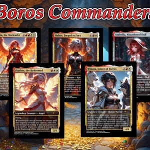 Boros Commanders 5 Card Bundle - Commander EDH Boros Pack