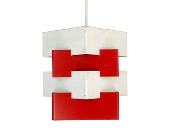 Metal pendant light "Nift" by Kronobergsbelysning. Sweden 1960s