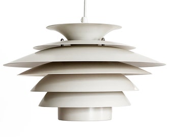 Suspension multicouche « Sofia » par Design Light A/S. Danemark années 1970