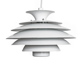 Grande suspension multicouche par Design Light A/S. Danemark années 1970