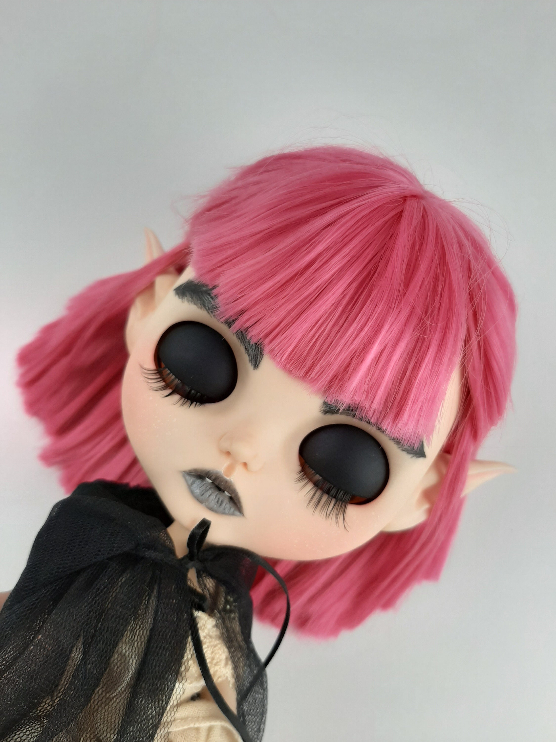Sold custom blythe vampire doll repaint creepy cute halloween etsy Sold custom blythe vampire doll repaint creepy cute halloween etsy