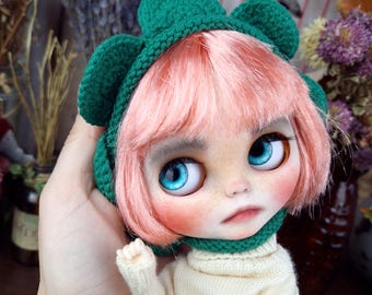 Blythe custom OOAK pink bee cute Art doll by Alinari