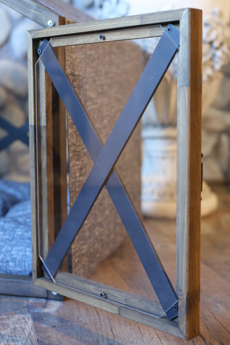 Wooden Dog Kennel Indoor Dog House Doors with Plexiglass Solid Etsy