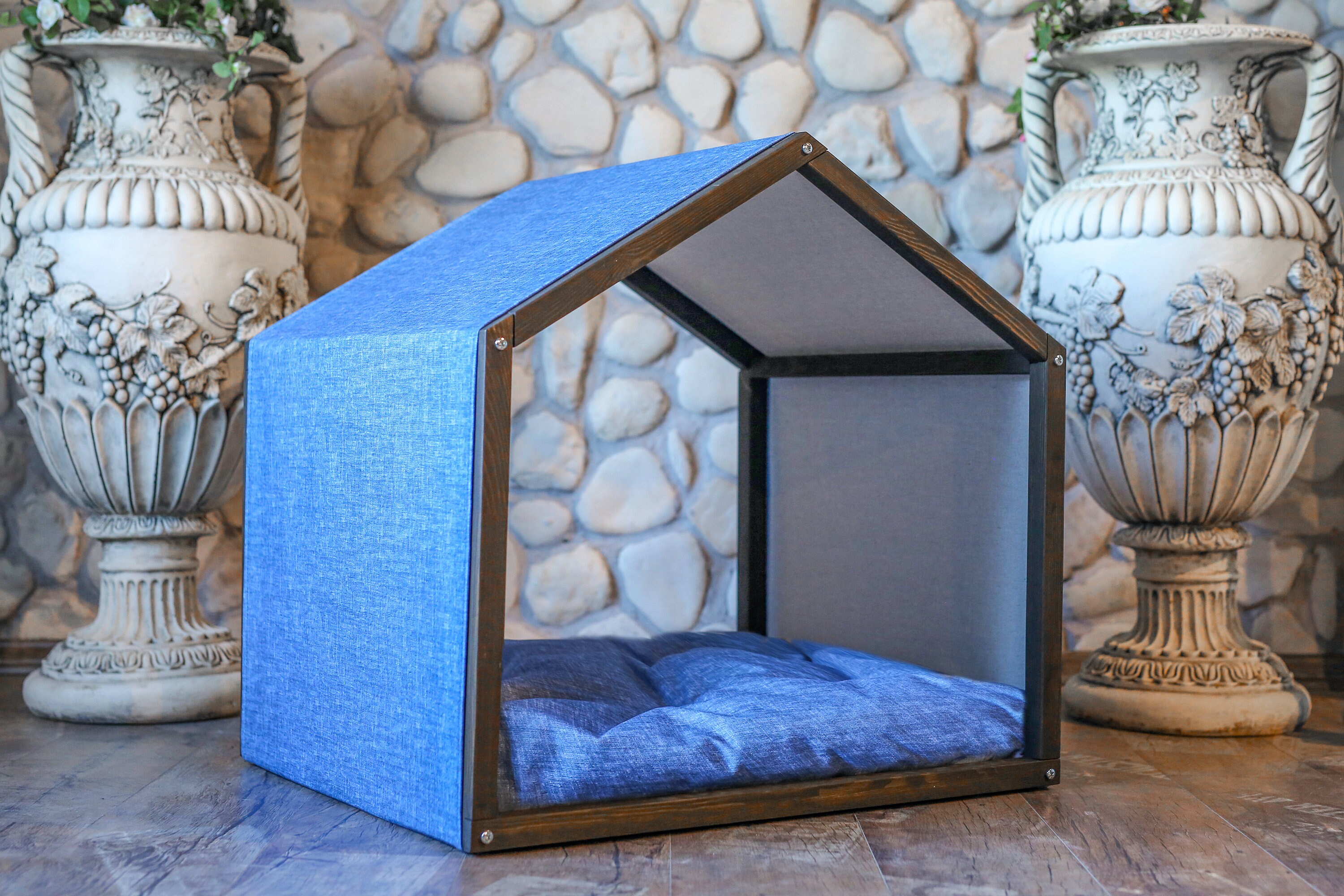 Indoor Dog Bed Dog House Cat Bed Cat House Pet House Dog Crate Etsy
