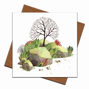 Carte de vœux début d’automne, 15 x 15 cm