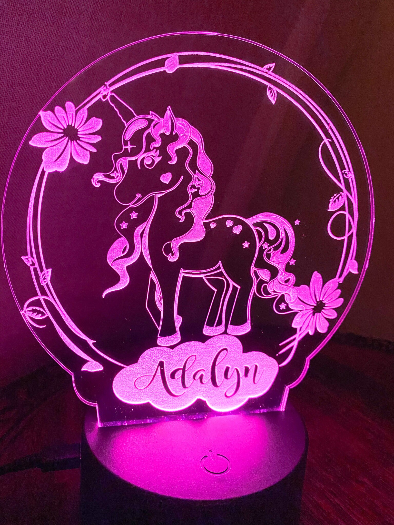 Unicorn Gifts for Girls Unicorn Toys 3D Unicorn Night Light for Kids