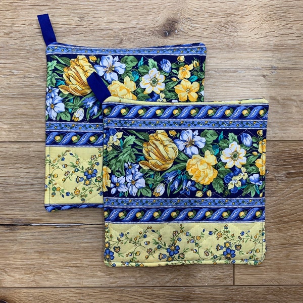 Quilted Pot Holders Etsy