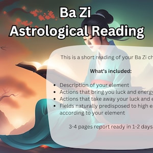 Ba Zi Astrological reading | Ba Zi reading | Chinese Astrology Reading