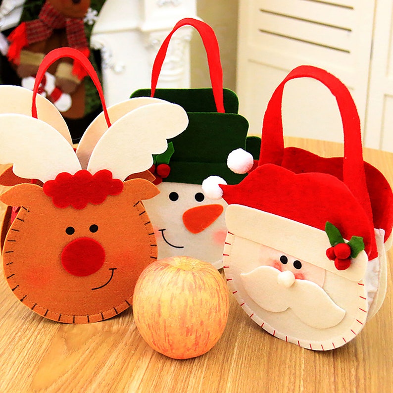 Animal Pattern Gift Bag,Christmas Gift Bag,Candy Bag,Christmas Supplies