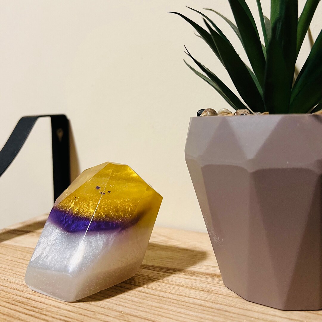 Resin Rocks Rocks Resin Art Paperweight for Him for Her Etsy