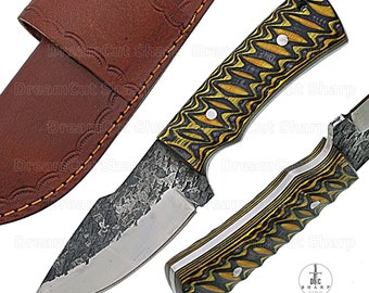 1095 High Carbon Steel Blade Hunting Knife, Outdoor Camping Knife, Throwing Knife,Easter Gift