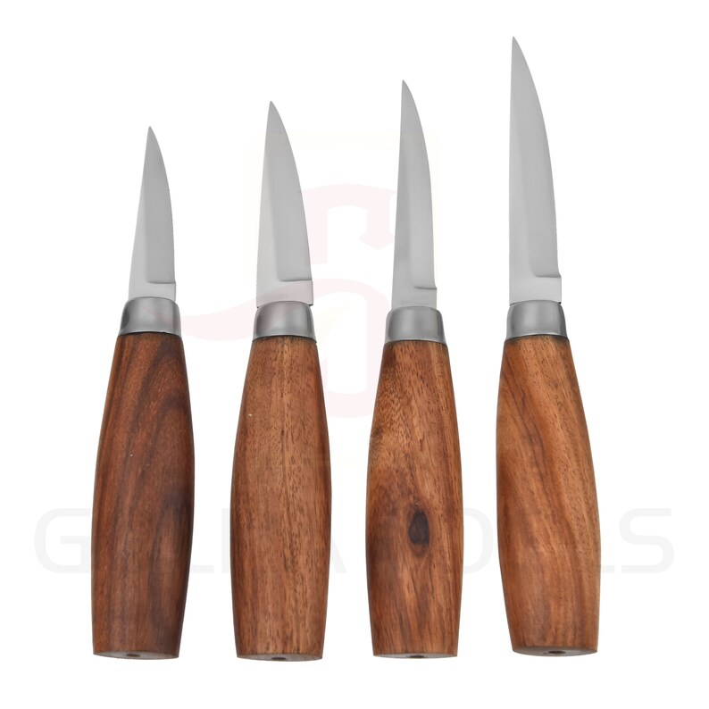 1095 Hicarbon Steel Blades sloyd Knives With Heal Best Etsy