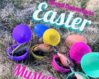 Easter Fishing Lure Mystery Egg: Custom Painted Crankbait Gift