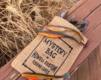Handmade Fishing Lure Mystery Bag - 4 in Jerkbait - Open Poured Soft Plastic