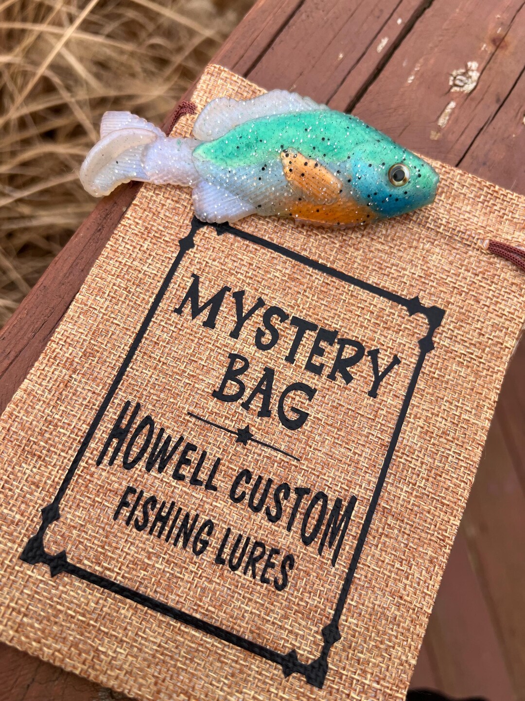 Fishing Lure Mystery Bag - Random Custom Hand Poured Soft Plastic Line ...
