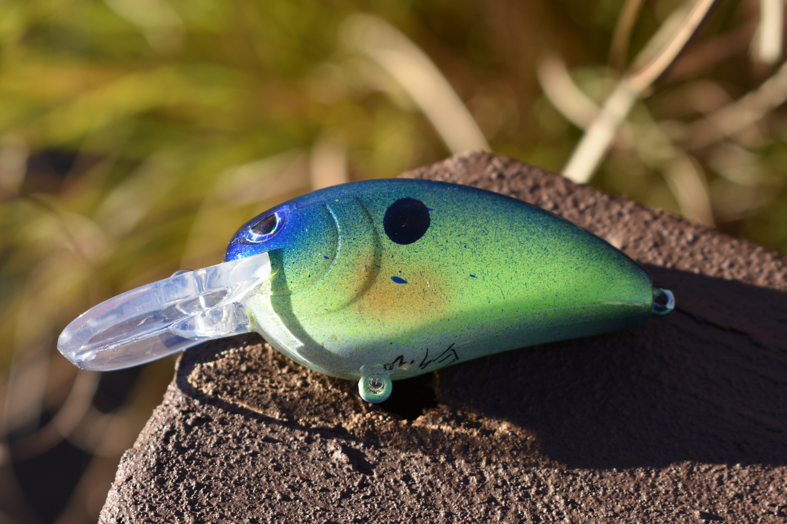 Howell Custom Lures Chartreuse Shad Custom Fishing Lure Etsy