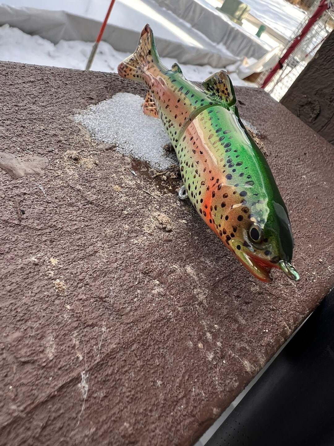 BOBOKI HANDMADE WOODEN JOINTED TROUT LURE – 5.2 Cm, Size 10 Hooks, Freshwater Crankbait