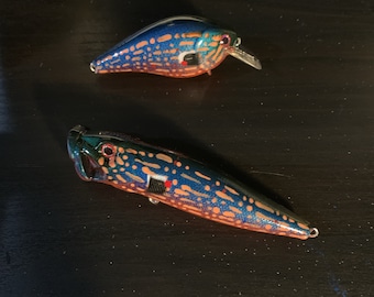 Handmade Custom Painted Fishing Lure - Tiger Seed - HCL