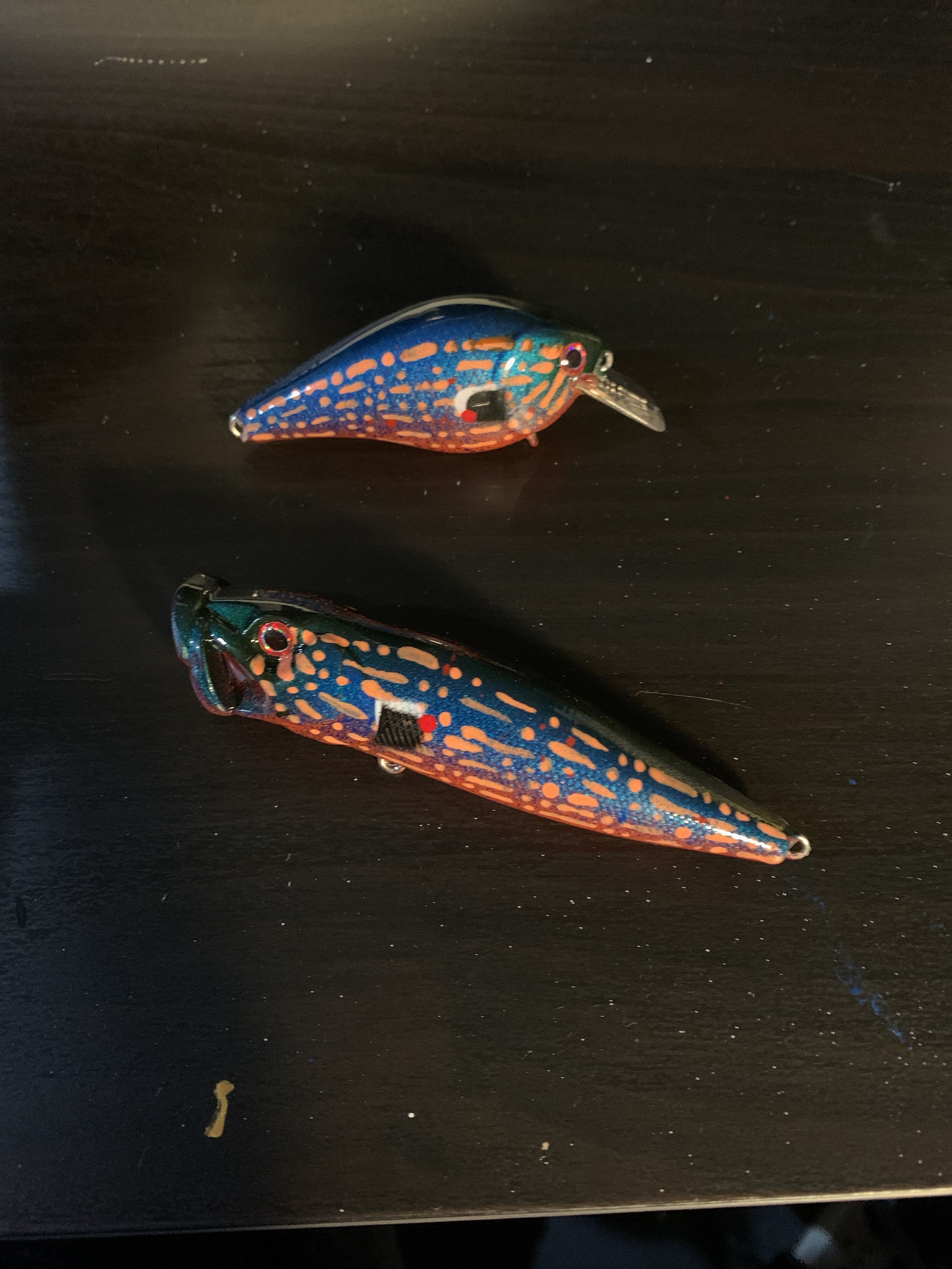 Howell Custom Lures Fingerling Trout custom Painted Fishing Lure