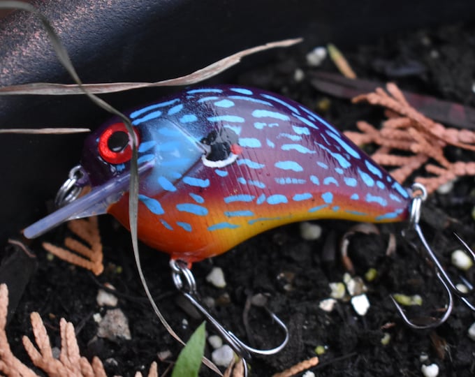 Howell Custom Lures- Midnight Gill- custom painted fishing lure