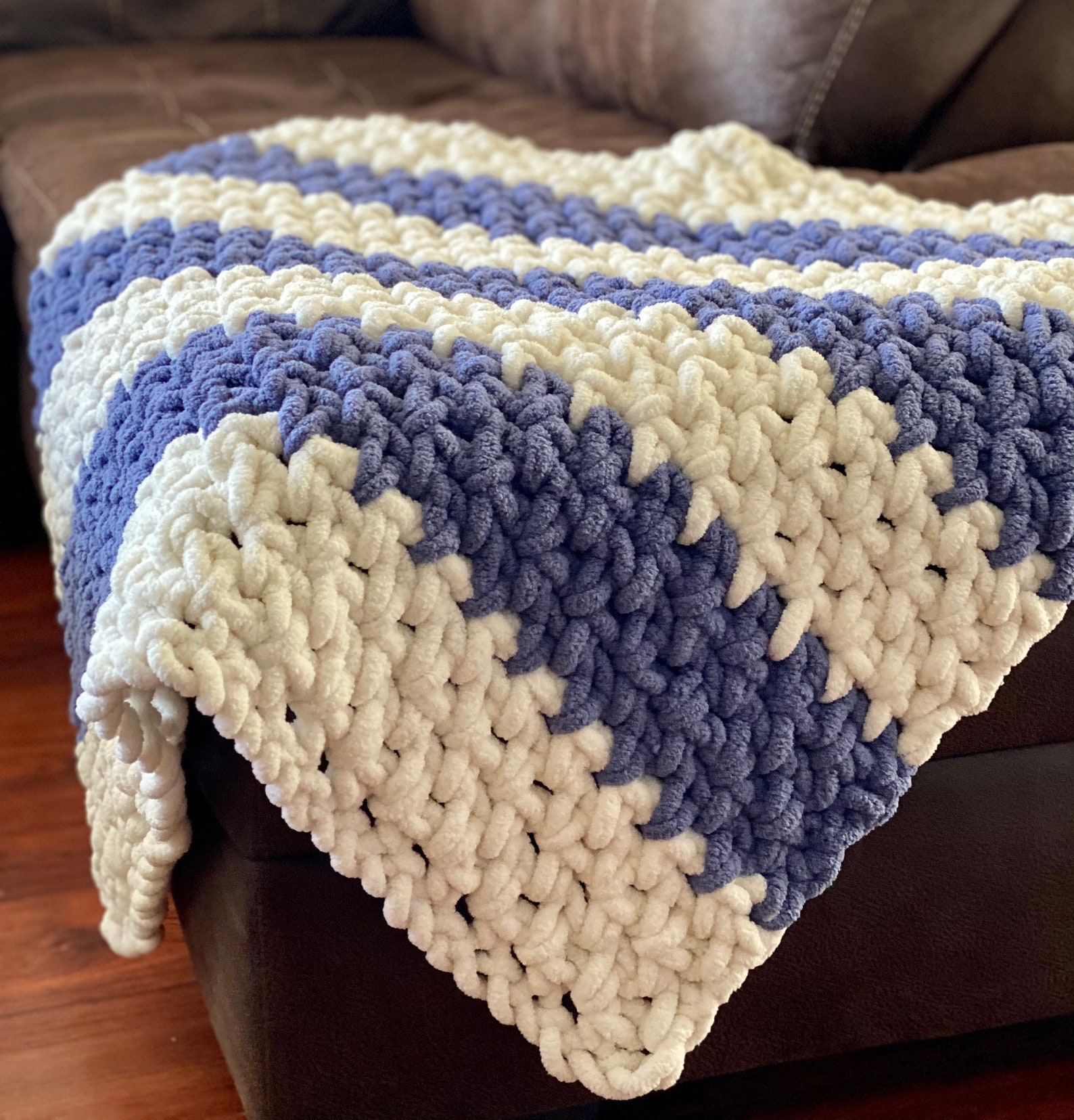 Chunky Blanket Heavy Blanket Weighted Blanket Baby Gift Etsy