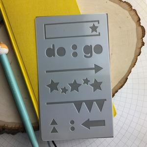 Planner Weeks No. 2 Stencil - Happy Town Studio