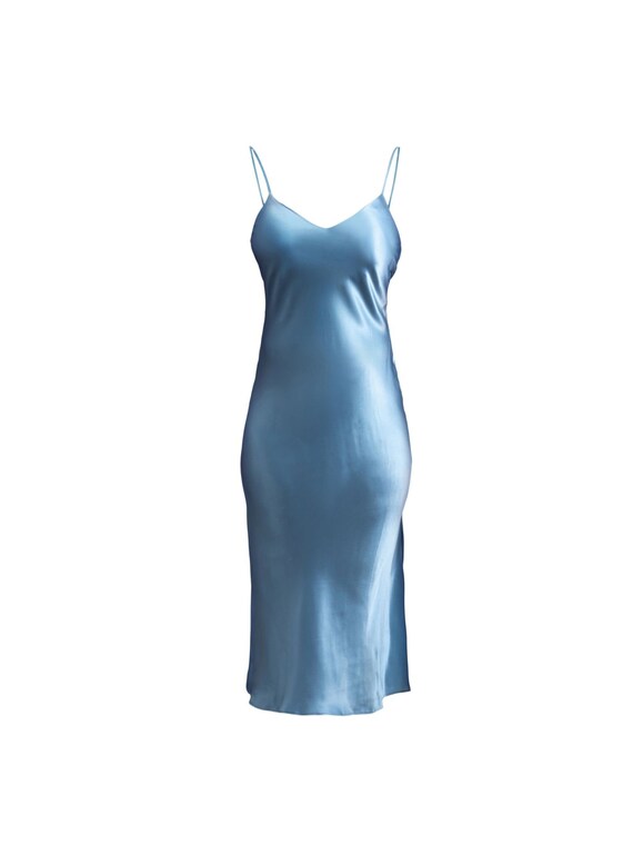 The Sunday Silk Slip Dress (Adjustable Straps and Built In Bra)