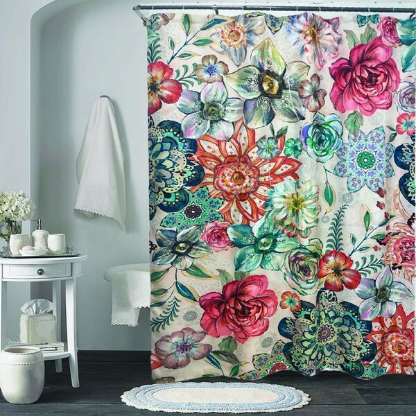 Boho Chic Shower Curtain Etsy