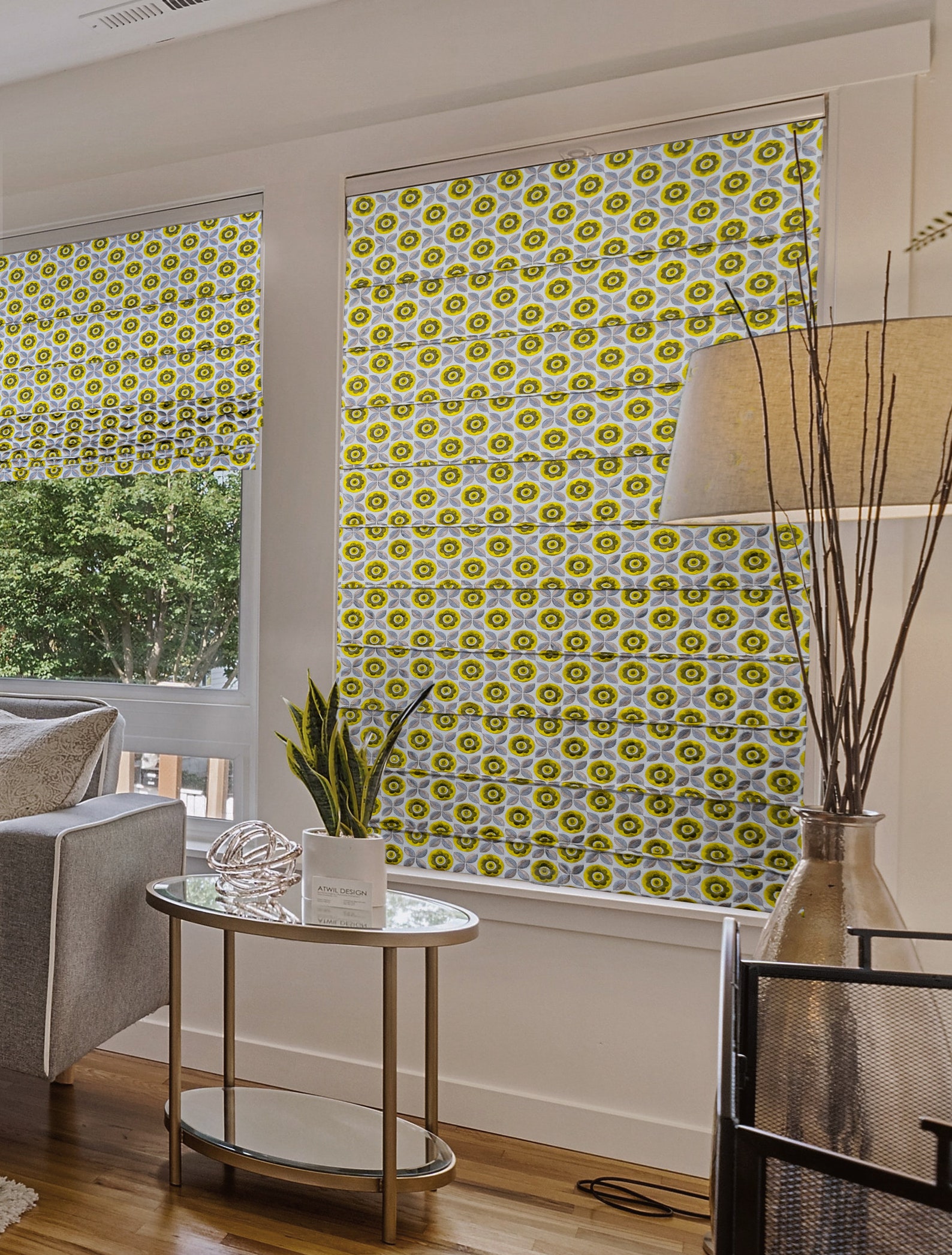 Cordless Floral Roman Shades Custom Size With Privacy or Etsy