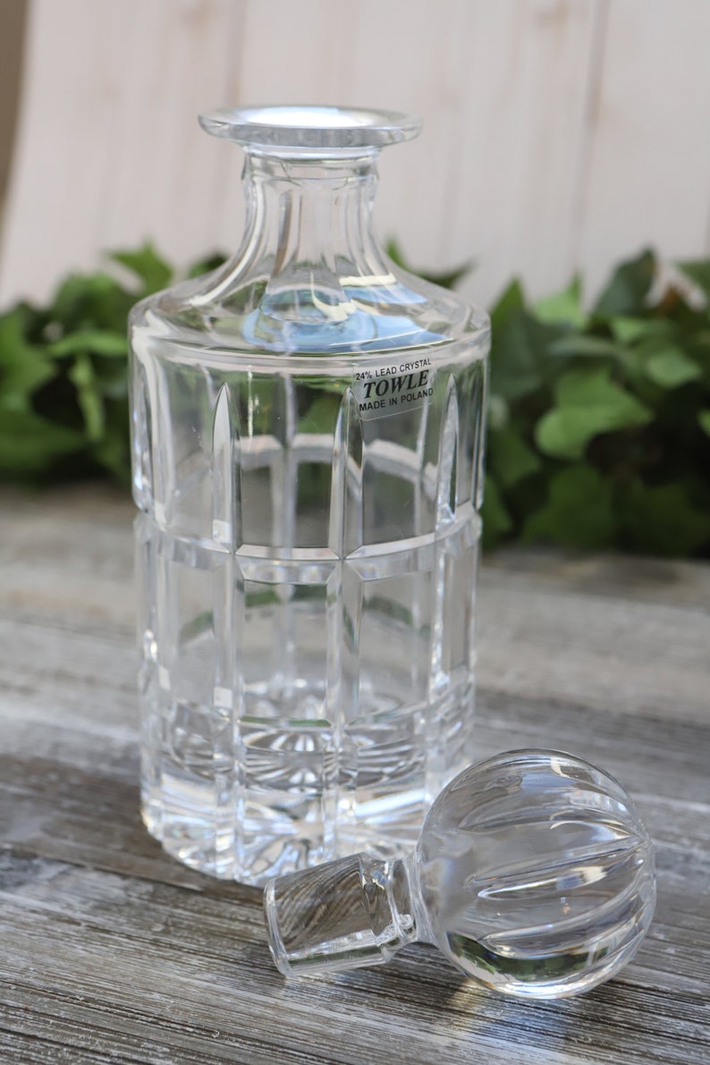LEAD CRYSTAL DECANTER Etsy